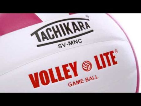 Tachikara SVMNC Volley-lite Training Volleyball Purple/white for sale online 